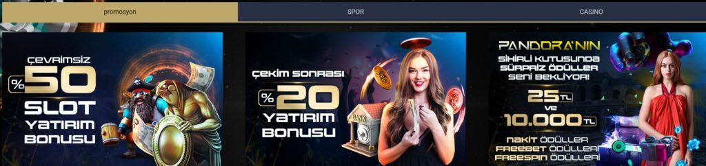 pandorabet bonusları